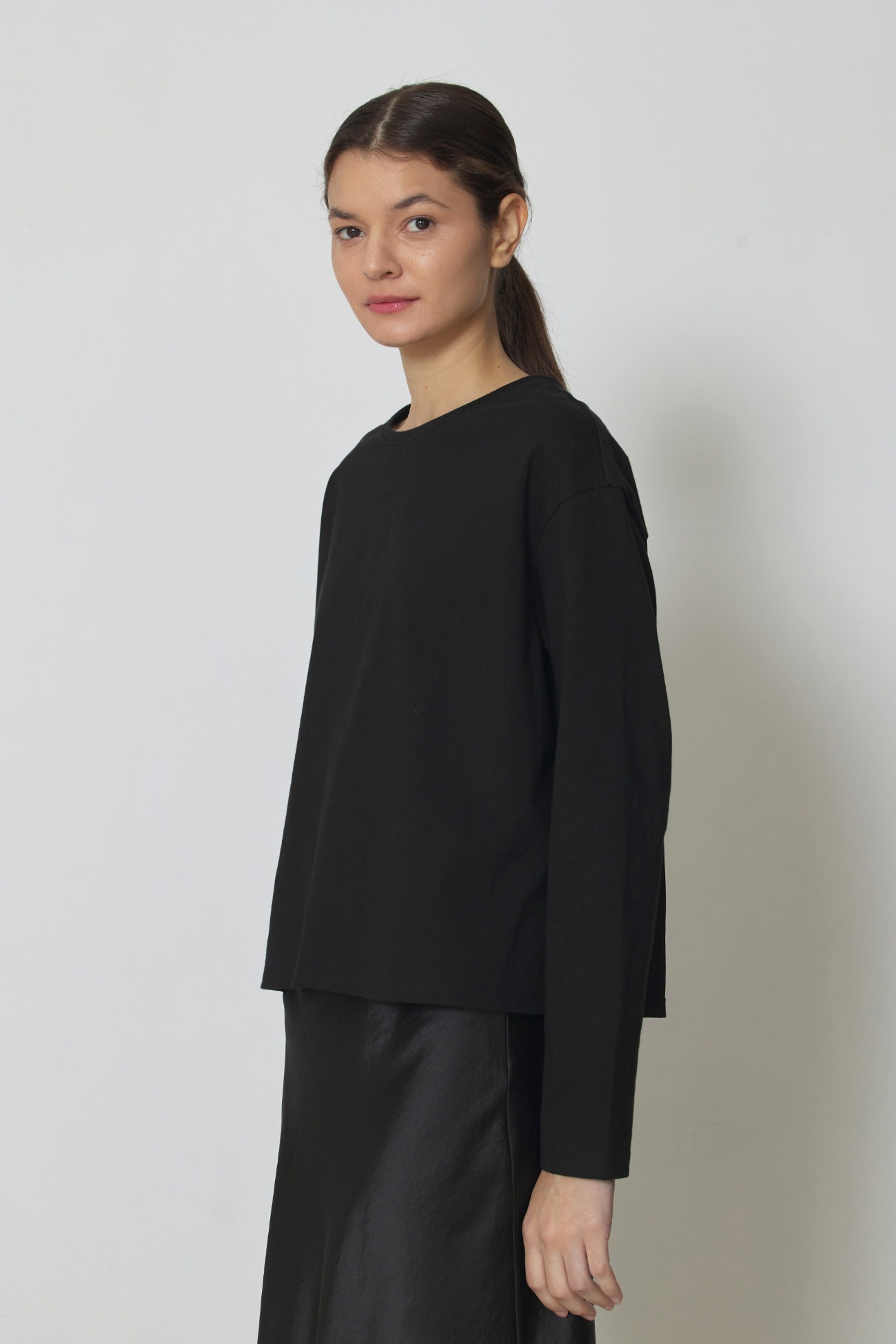 Panel real cotton top black
